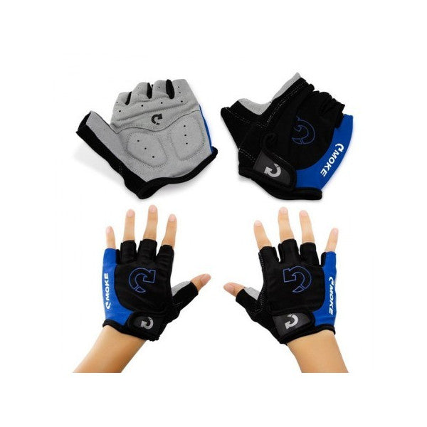 Cycling Gloves Half Finger Road Riding With Light Anti Slip Shock Absorbing