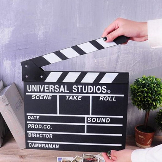 Movie Clapperboard Decorative Densityboard Black
