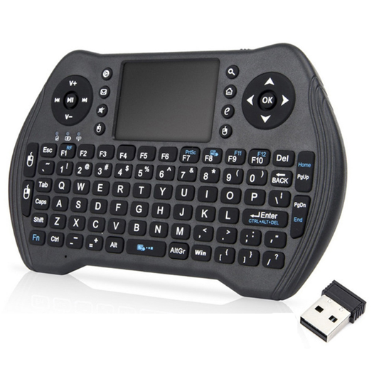 Mt10 Wireless Keyboard Fly Air Mouse For Android Smart Tv Box Pc Black