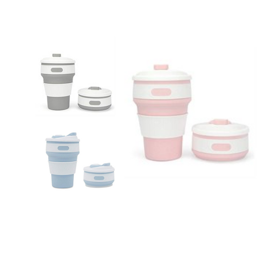 Mugs Coffee Cups Collapsible Silicone With Lid