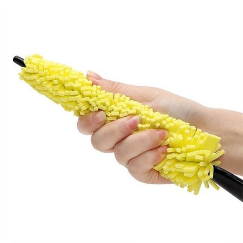 Multi Function Auto Car Wheel Cleaning Brush Yellow