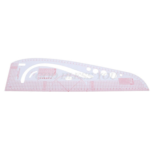 Multi Function Sewing Ruler Measure For Making Clothes Tailor Craft Tool Plastic