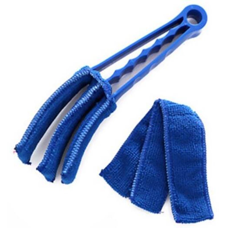 Multi Functional Blind Angle Air Conditioning Shades Cleaning Brush Blue