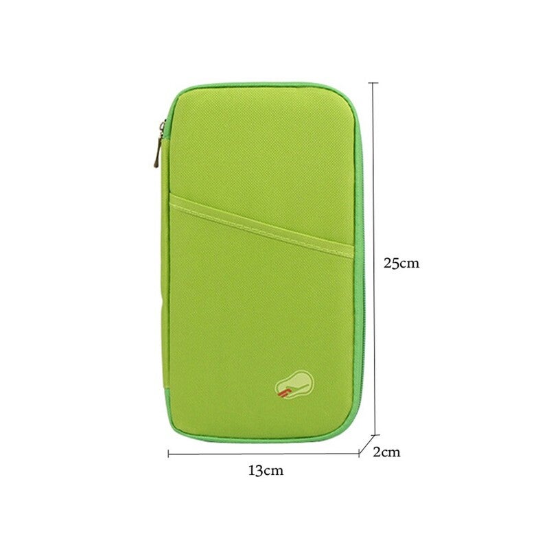Multi Functional Travel Passport Package Holder Case Pink