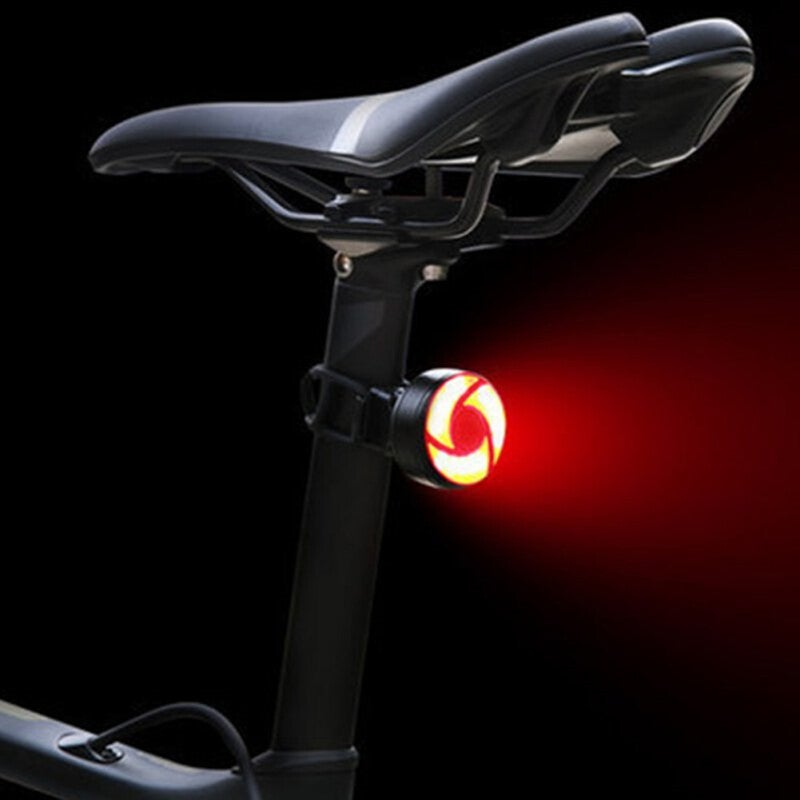 Usb Charging Led Flash Tail Light For Mountain Bike - Red