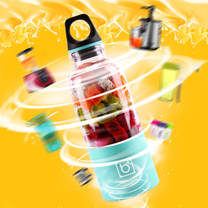 500Ml 4 Blades Usb Electric Fruit Juicer Smoothie Maker Blender Machine