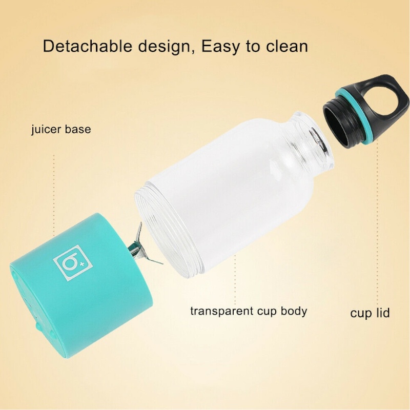 500Ml 4 Blades Usb Electric Fruit Juicer Smoothie Maker Blender Machine