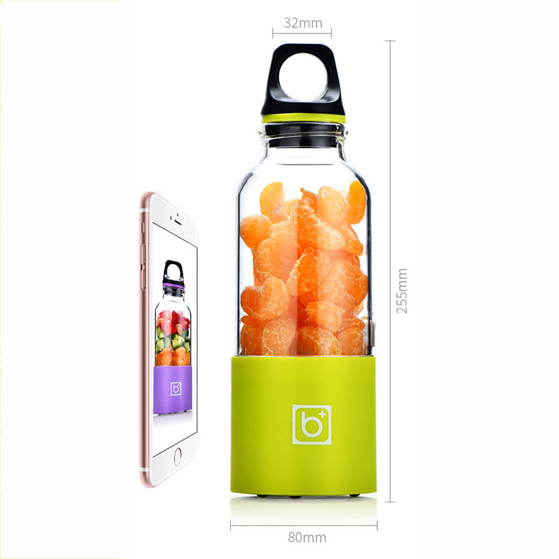 500Ml 4 Blades Usb Electric Fruit Juicer Smoothie Maker Blender Machine