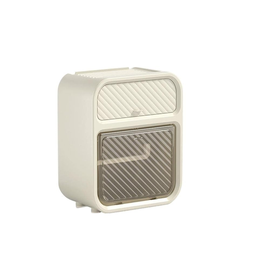 Multifunctional Wall-Mounted Tissue Storage Box Toilet Bathroom Waterproof Organizer