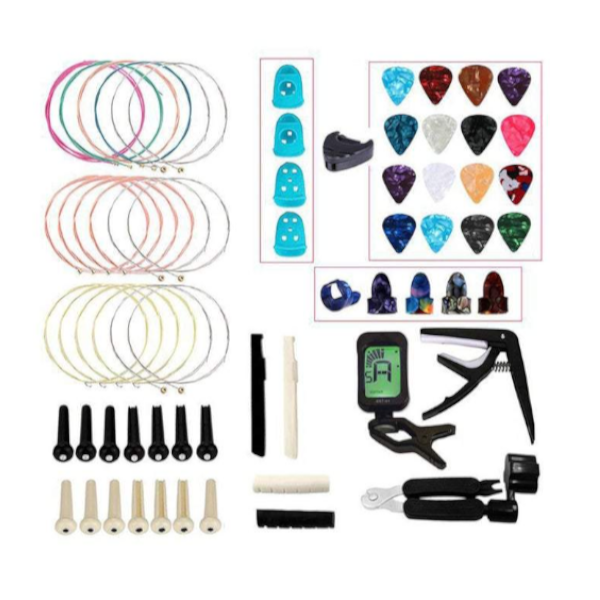 Music Tools 65Pcs Or 60Pcs Big Guitar Accessories Set Beginner
