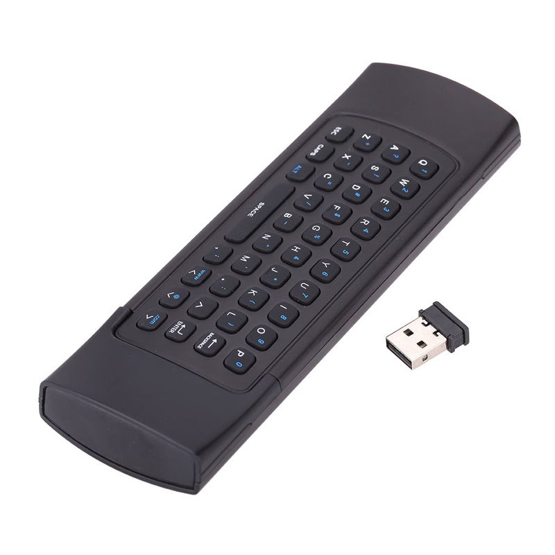 Mx3 2.4G Wireless Remote Control Keyboard Controller Air Mouse For Smart Tv Android Box Mini Pc Htpc Black