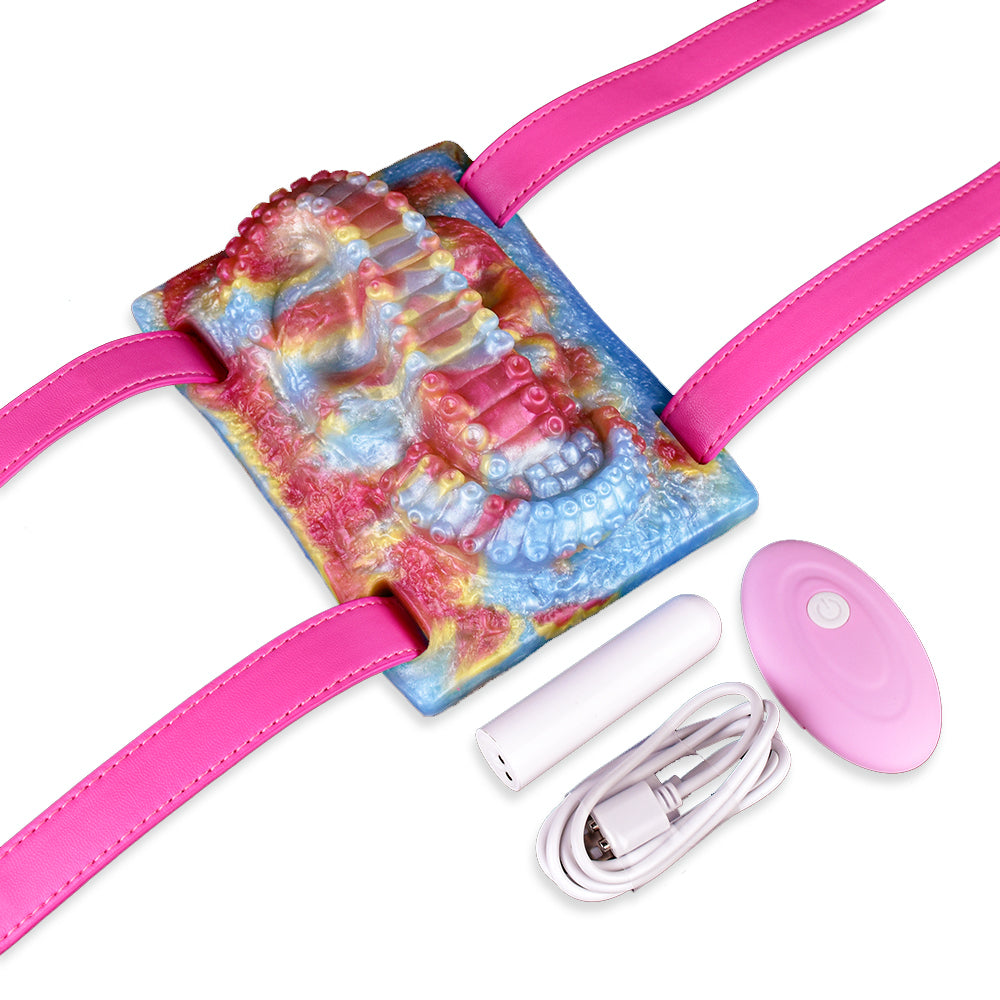 Stimulating Silicone Sex Toy Grinder Women Masturbation Vibrator Straps