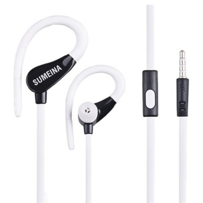 N04 In Ear With Earhook Earphones Remote Mic