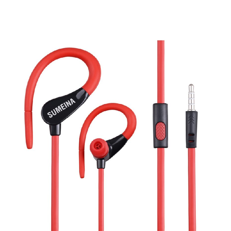 N04 In Ear With Earhook Earphones Remote Mic