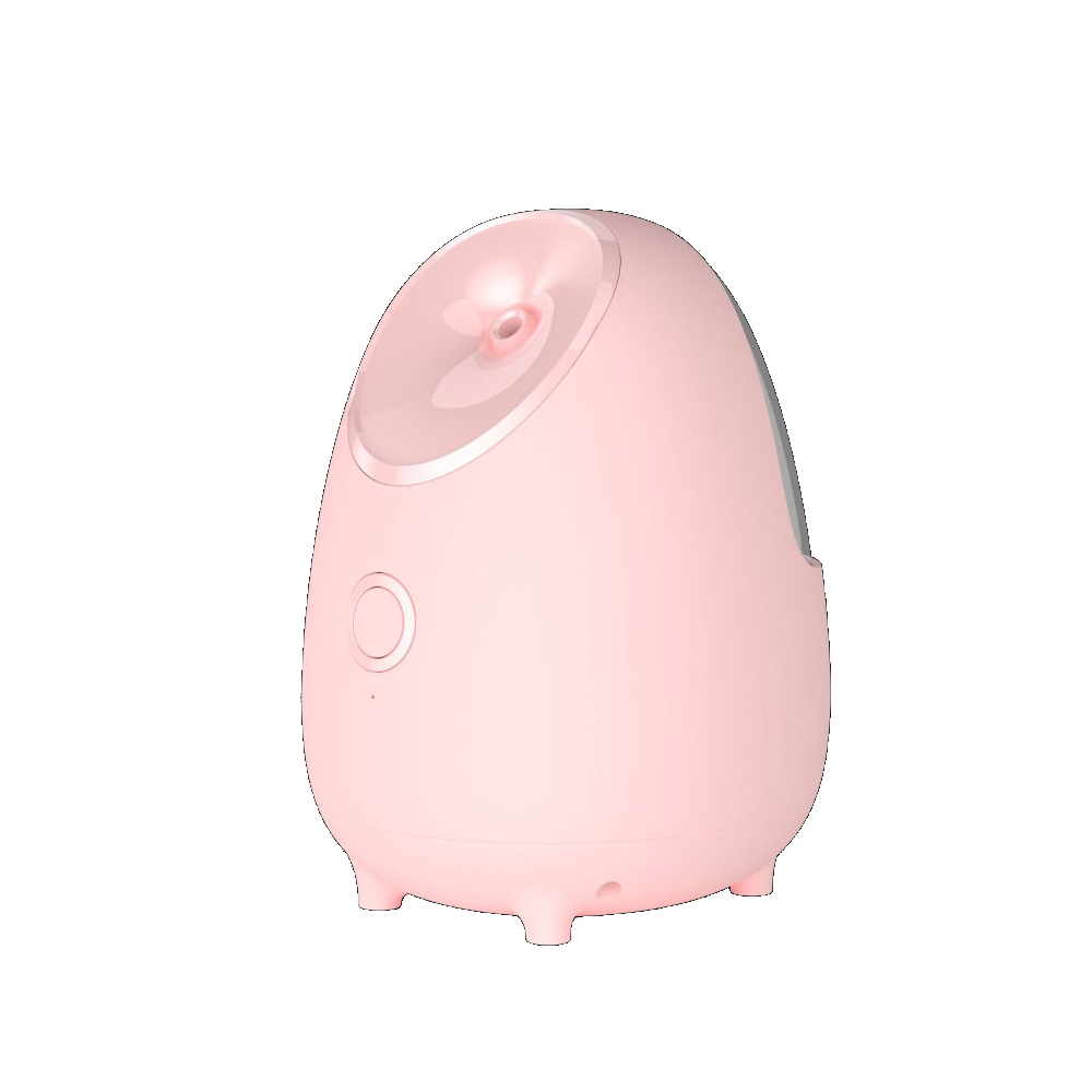Nano Ionic Facial Steamer Deep Hydration Hot Mist Face For Home Spa & Skincare(Pink)