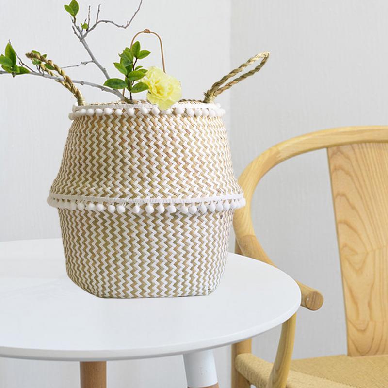 Nordic Woven Basket Boho Decor Storage Solutions