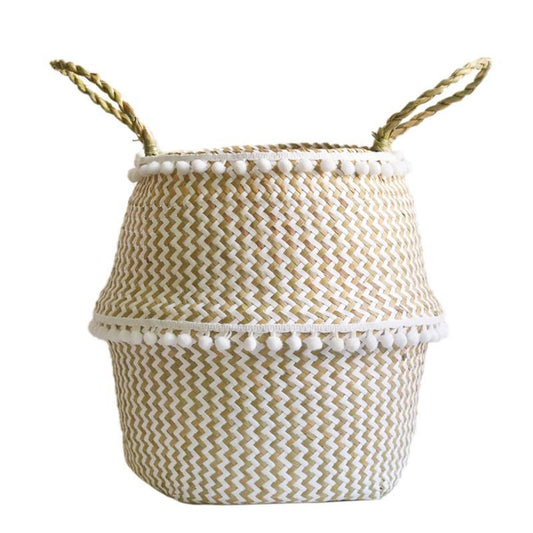 Nordic Woven Basket Boho Decor Storage Solutions