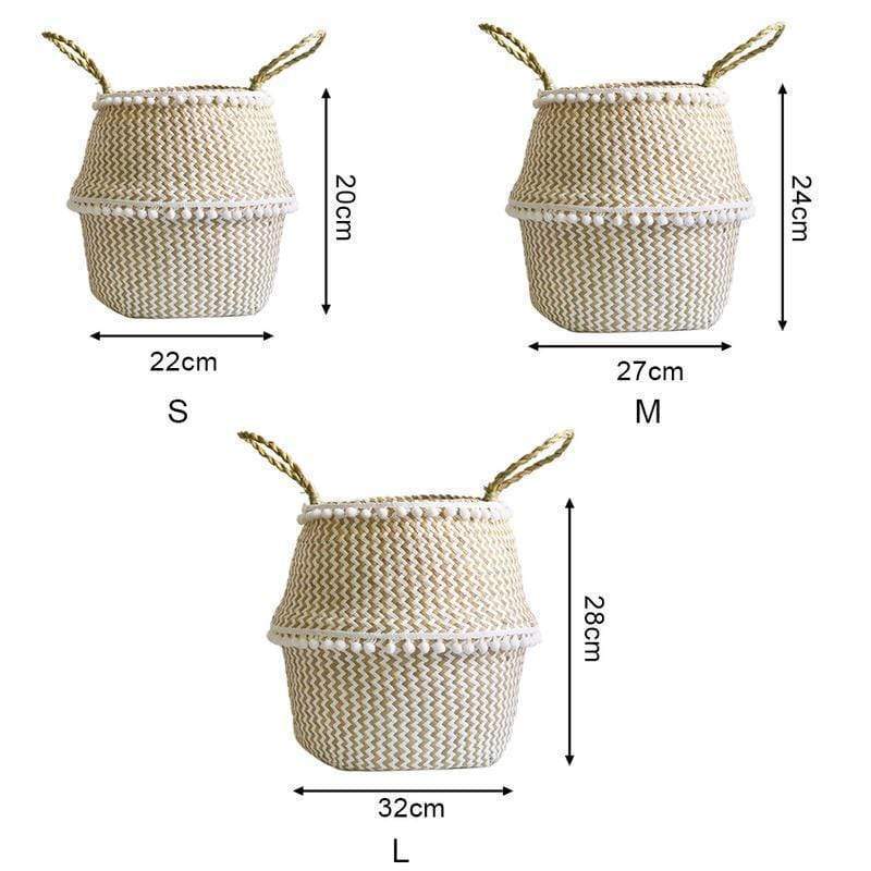 Nordic Woven Basket Boho Decor Storage Solutions