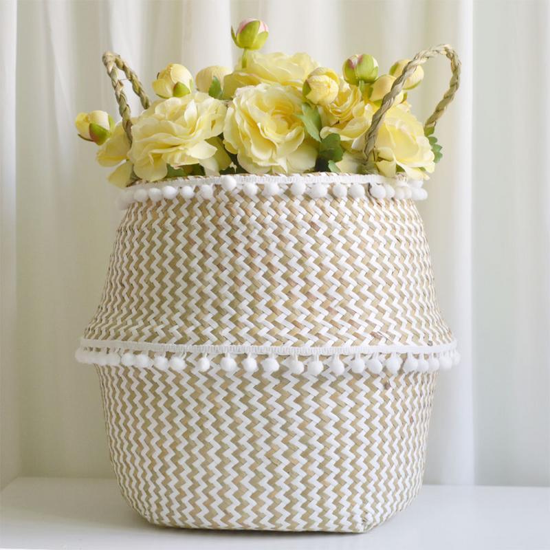 Nordic Woven Basket Boho Decor Storage Solutions
