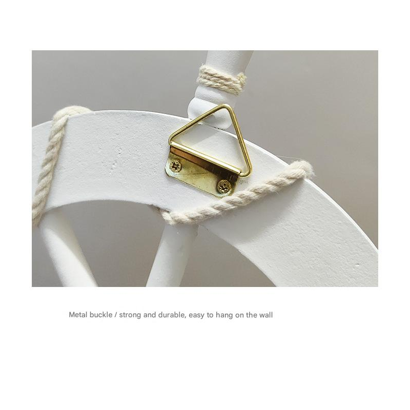Nautical Rudder Wall Decor 34Cm Coastal Home Accent (Sailboat Rudder)
