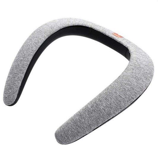 Wearable Neck-Mounted Bluetooth Portable Wireless 5D Stereo Bass Grey