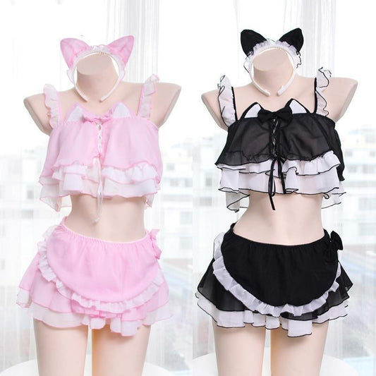 Neko Maid Lingerie Set Cosplay