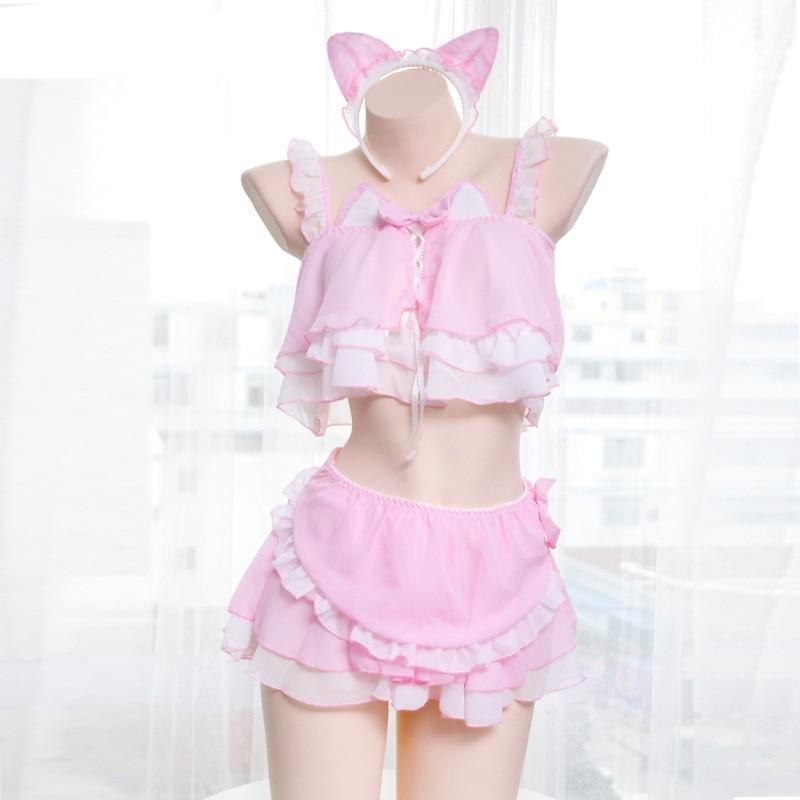Neko Maid Lingerie Set Cosplay