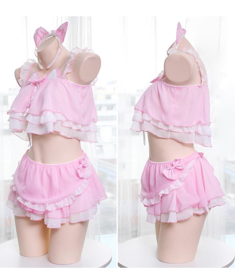 Neko Maid Lingerie Set Cosplay