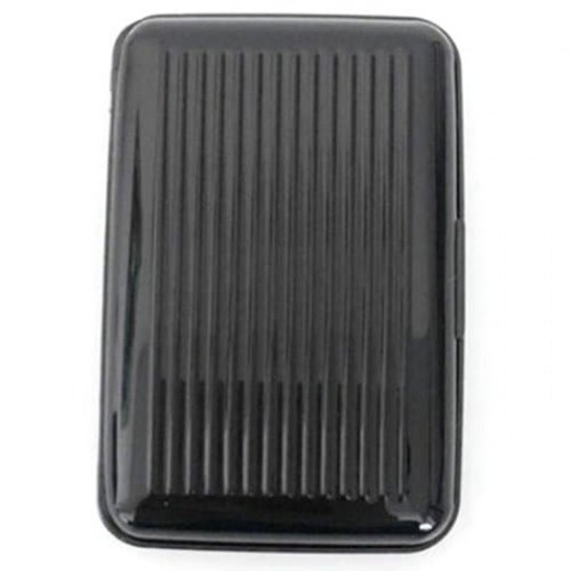 Business Credit Card Id Wallet Mini Magnetic Waterproof Black