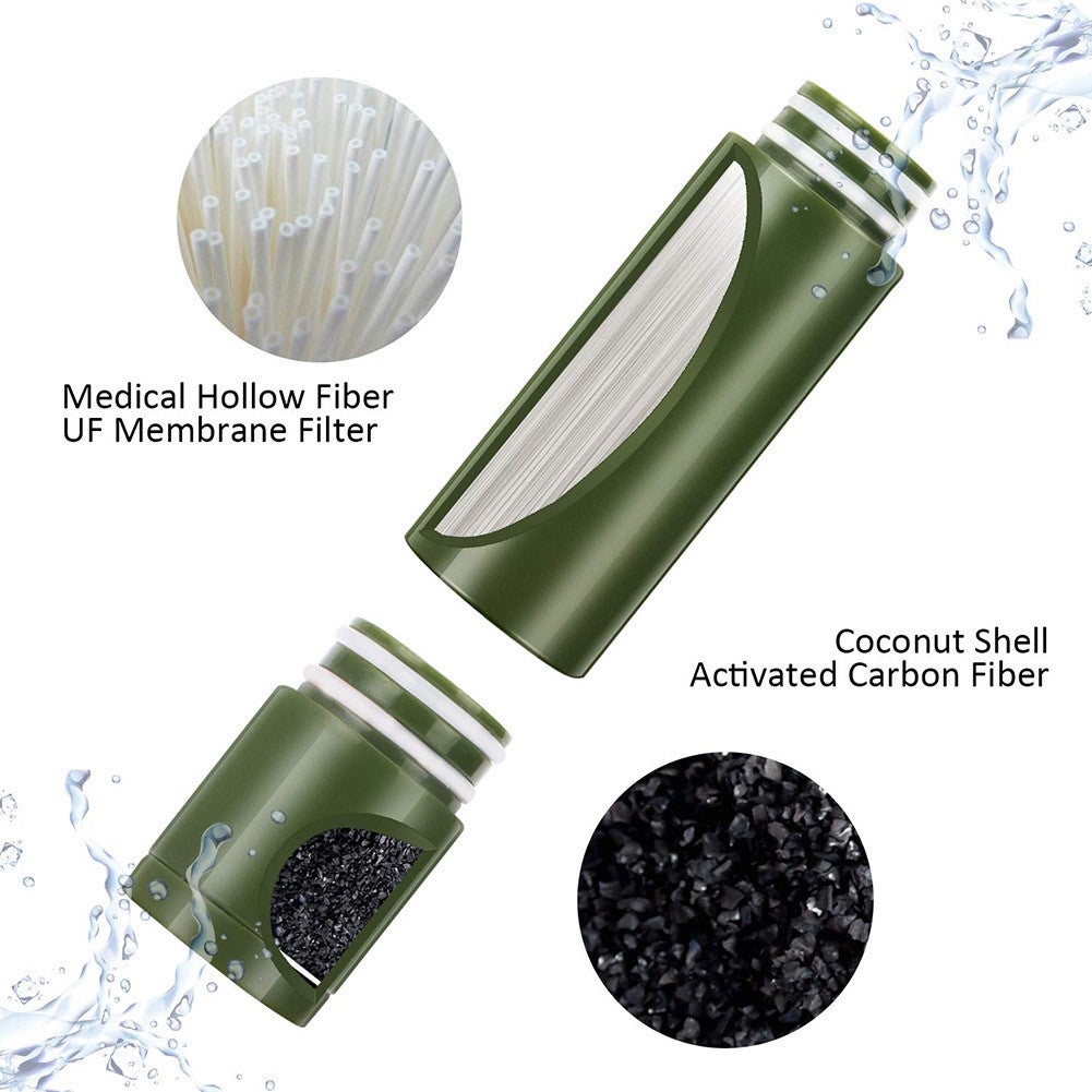 Outdoor Water Purifier Personal Safety Emergency Filter Mini 5000L Filtration Activities
