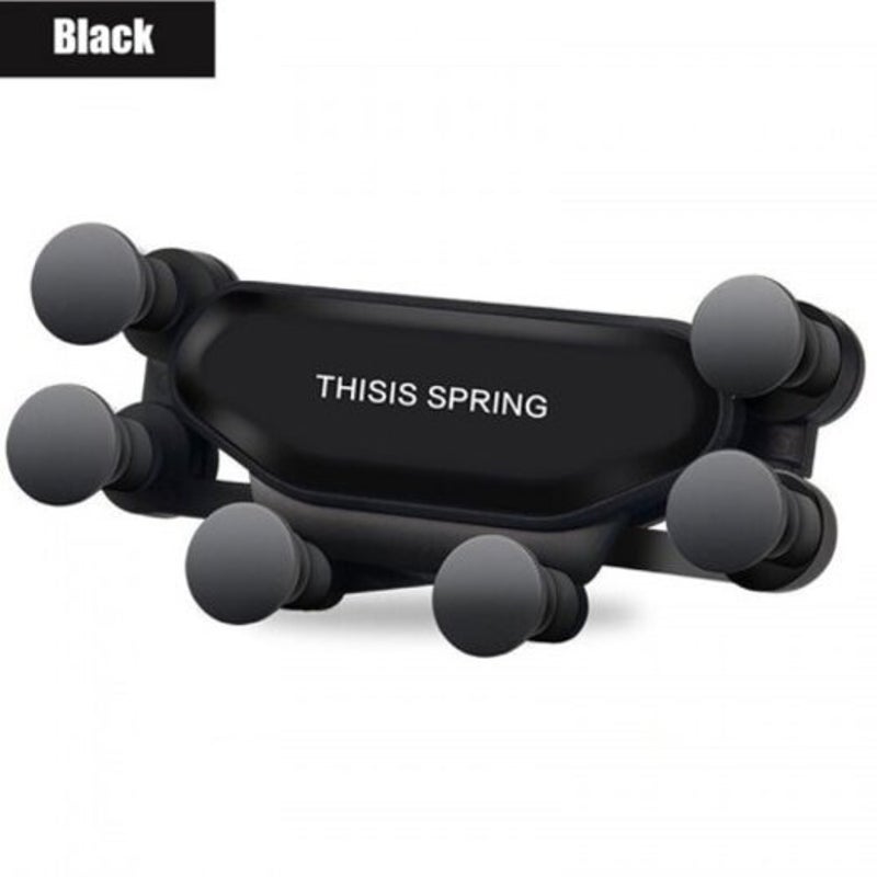 Universal Gravity Car Phone Holder Air Vent Mount Stand Black