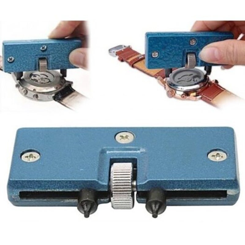 Watch Back Case Opener Remover Screw Wrench Repairing Tool Day Sky Blue