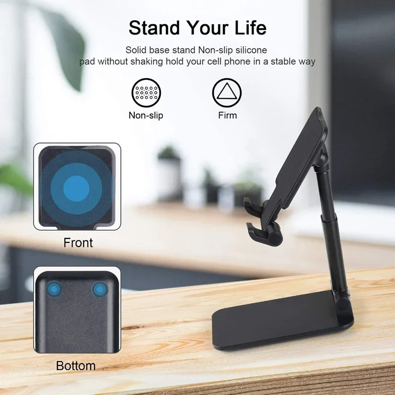 New Desk Mobile Phone Holder Stand For Iphone Ipad Xiaomi Desktop Tablet Universal Cell