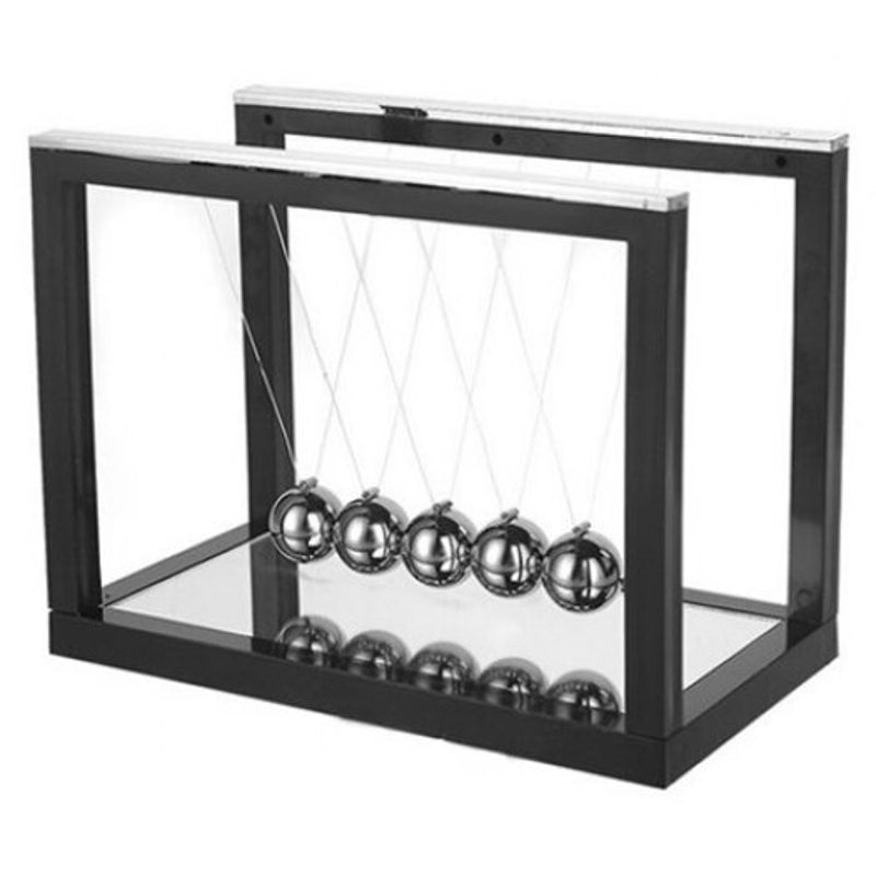 Newton Pendulum Ball Stainless Steel Bump Moving Desktop Ornaments Multi