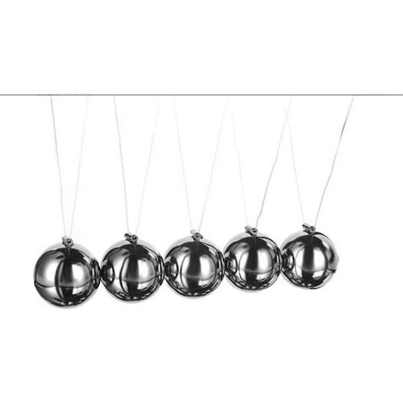 Newton Pendulum Ball Stainless Steel Bump Moving Desktop Ornaments Multi