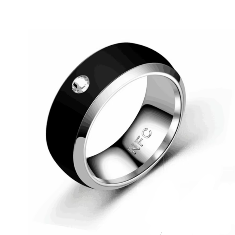 Nfc Smart Finger Digital Ring For Android Phones With Functional Couple Stainless Steel