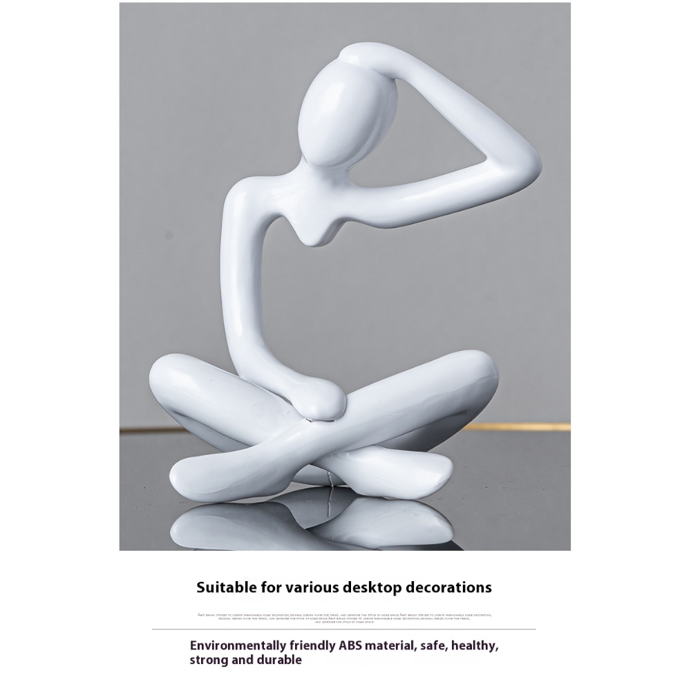 Niche Abstract Character Thinker Plastic Craftwork Ornament Decorations