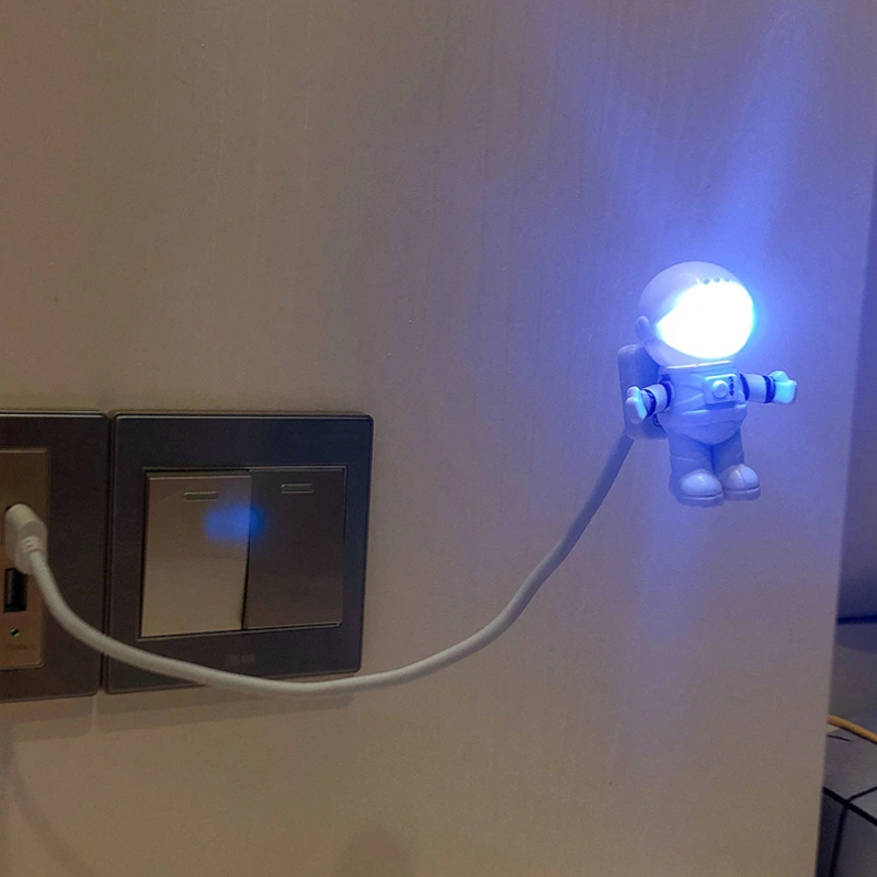 Night Light Led Reading Lamp Usb Flexible Desk For Computer Laptop Decor
