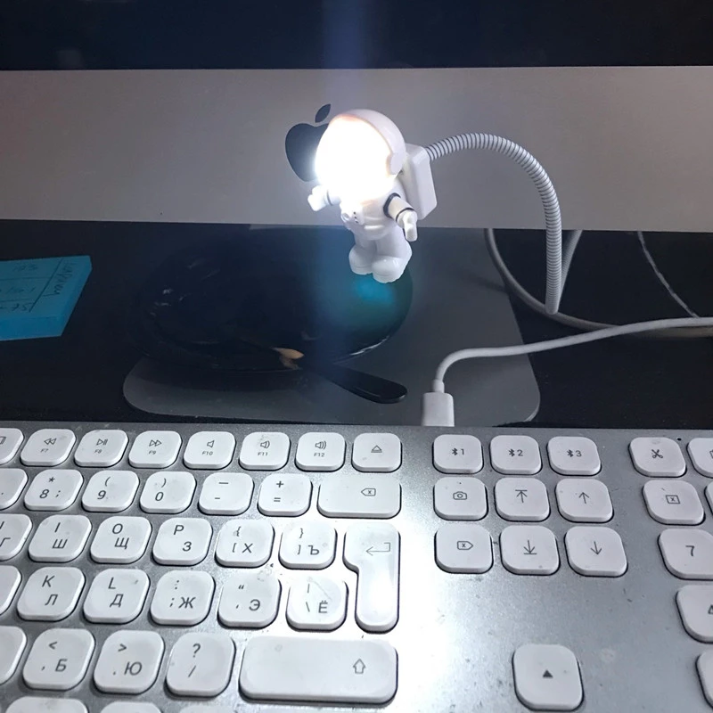 Night Light Led Reading Lamp Usb Flexible Desk For Computer Laptop Decor
