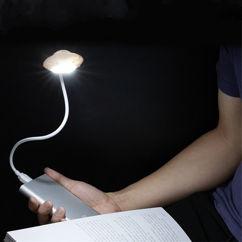Night Light Led Reading Lamp Usb Flexible Desk For Computer Laptop Decor