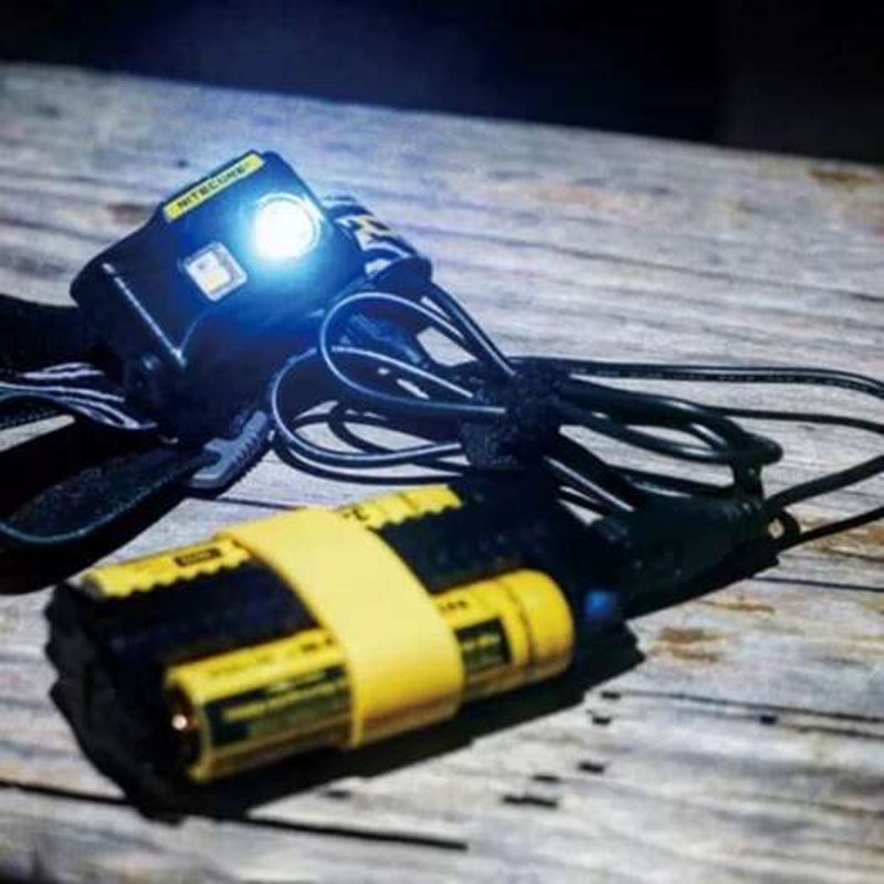 Nu25 Headlamp 360 Lumens Triple Outputs Lightweight Usb Rechargeable Headlight Flashlight