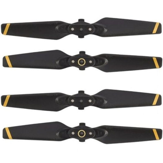 Noise Reduction Collapsible Cw And Ccw Propeller Applicable To Dji Spark Black Eel
