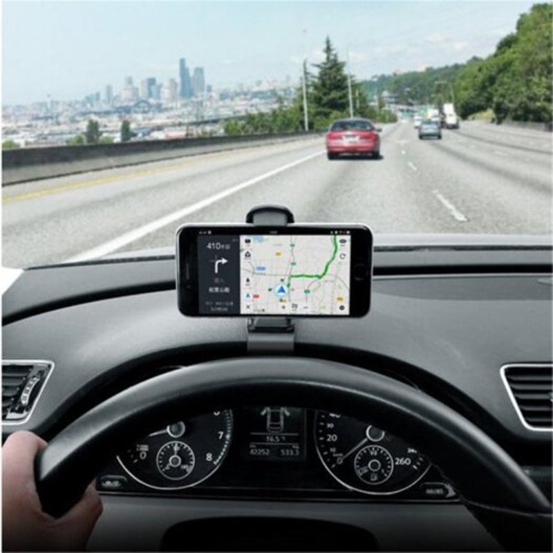 Non Slip 360 Rotation Dashboard Car Mount Holder Black