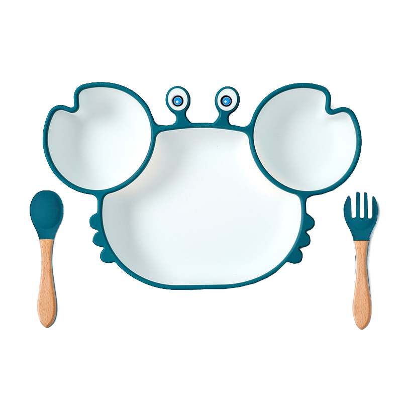 Non-Slip Suction Silicone Baby Bowls Plates Bento Tableware