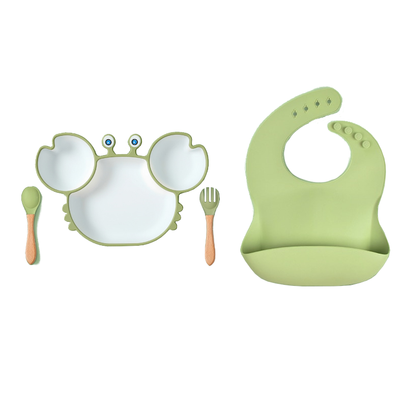 Non-Slip Suction Silicone Baby Bowls Plates Bento Tableware