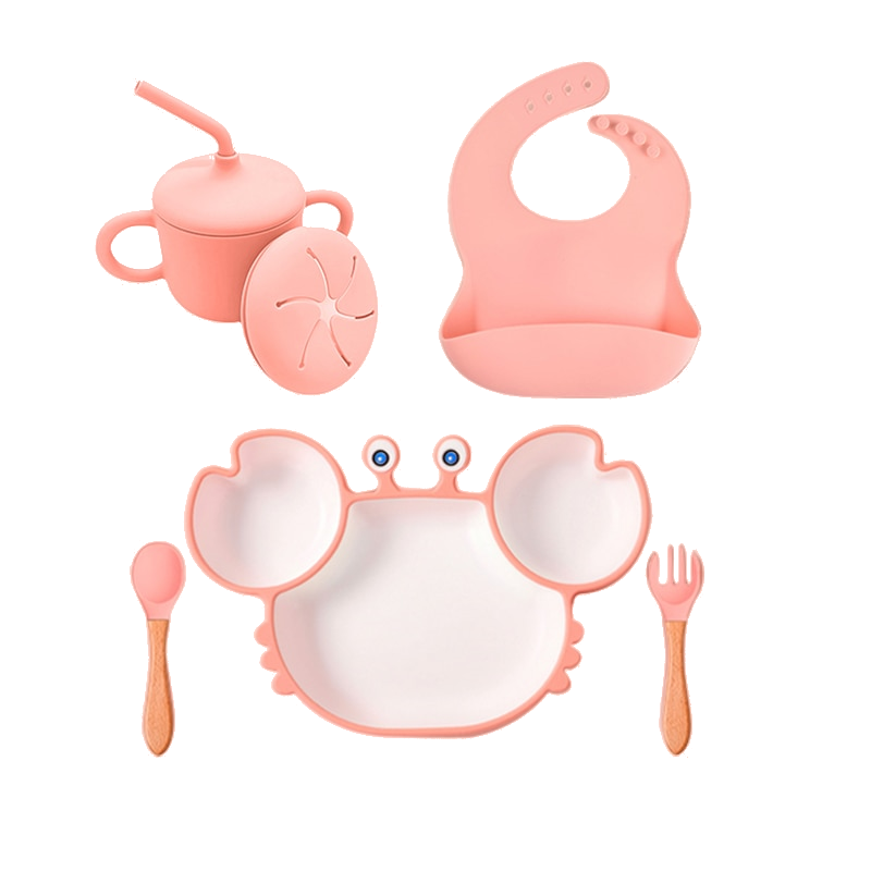 Non-Slip Suction Silicone Baby Bowls Plates Bento Tableware