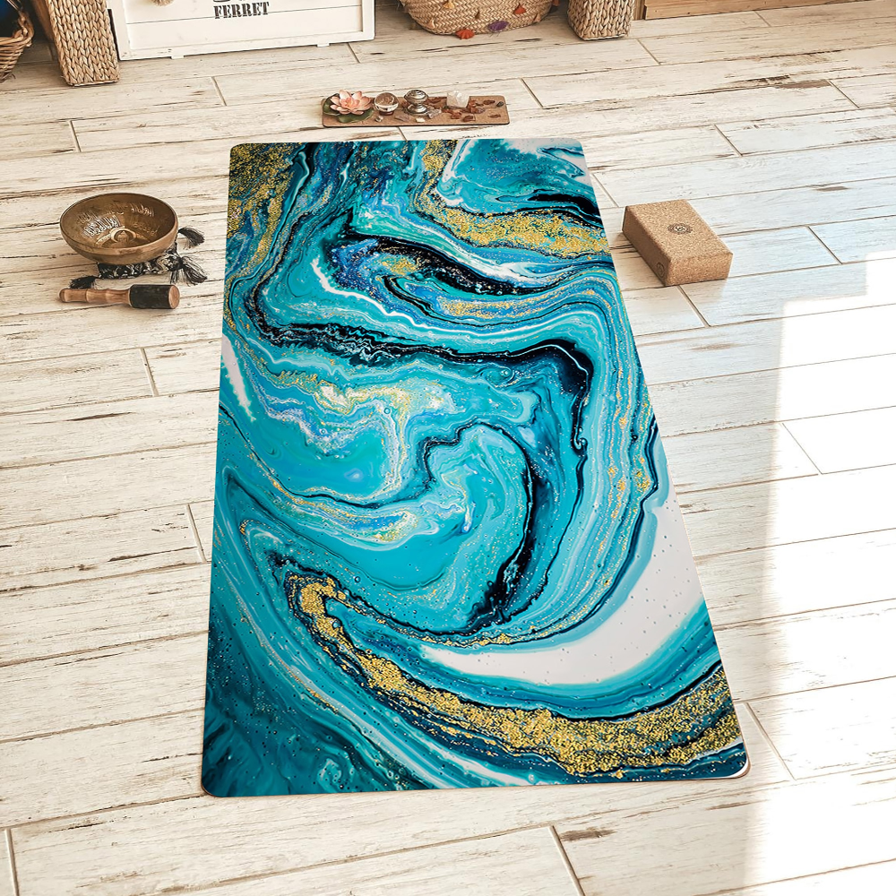 Non-Slip Yoga Mat Portable Foldable Gym Durable Non-Skid Mats Pilates Exercise