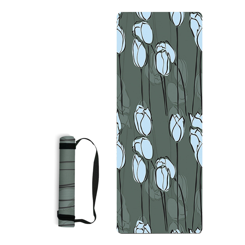 Non-Slip Yoga Mat Portable Foldable Gym Durable Non-Skid Mats Pilates Exercise