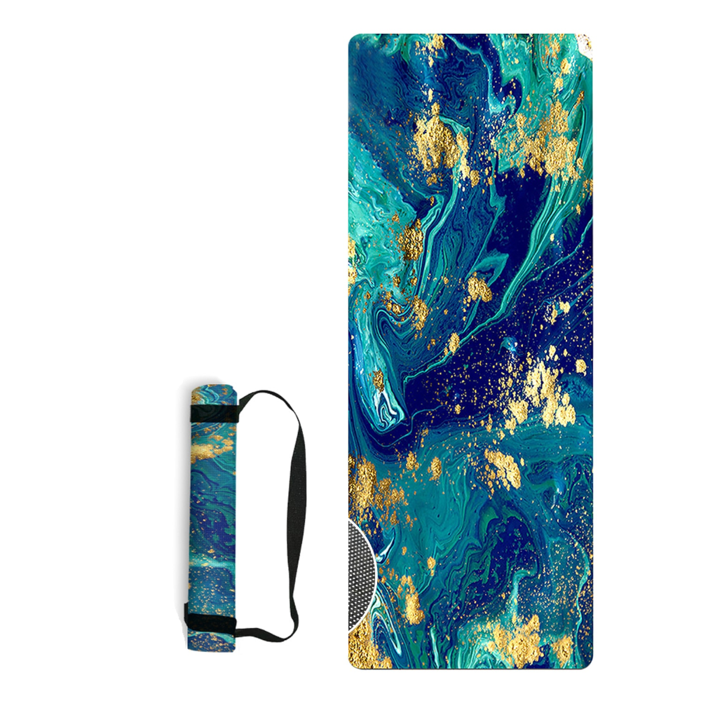 Non-Slip Yoga Mat Portable Foldable Gym Durable Non-Skid Mats Pilates Exercise