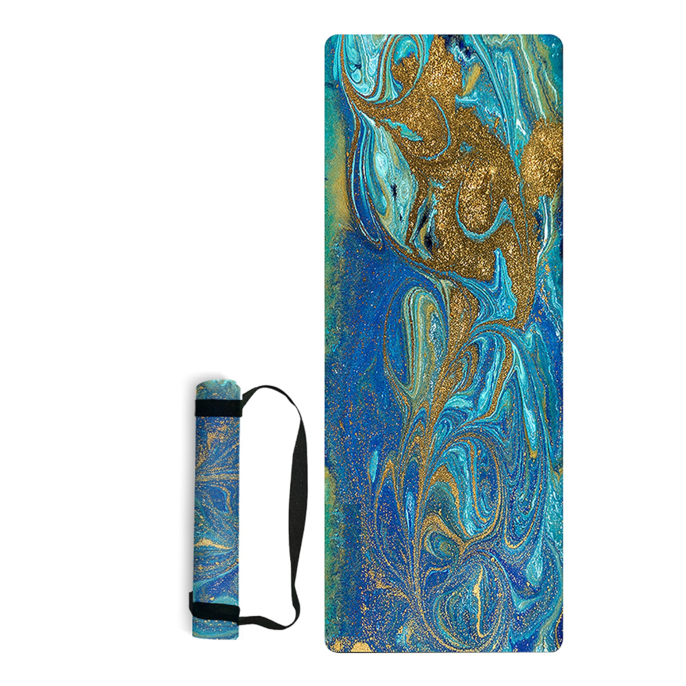 Non-Slip Yoga Mat Portable Foldable Gym Durable Non-Skid Mats Pilates Exercise